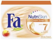 Fa Cream Soap NutriSkin White Peach 100 g toaletní mýdlo s vůni bílé broskve 