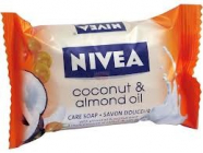 NIVEA Coconut almond oil  90 g -  krémové mýdlo s mořskými minerály 